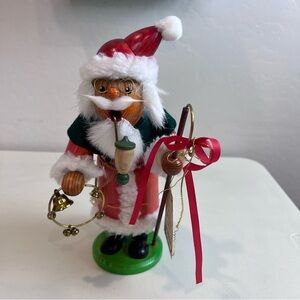 Ulbricht Smoker Nutcracker Father Christmas Seiffener‎ Erzgebrigische Volkskunst